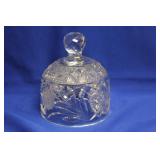 A Cut Glass Lid