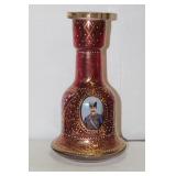 A Cranberry Glass Bottle