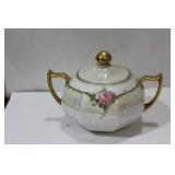 A Lusterware Sugar Container