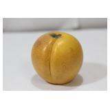 A Signed Gozo Glass Peach