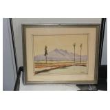 Vintage Watercolor by Wells