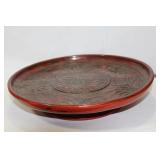 A Japanese Lacquer Lazy Susan/Tray