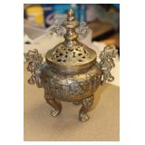 Chinese Bronze or Brass Incense Burner