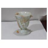 A Vogue Marbled Glass Toothpick Holder