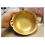 Gold Gilted Two Handle Bowl
