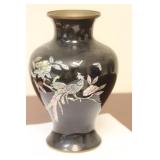 A Korena Mother of Pearl on Brass Vase