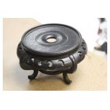 Vintage Footed Wood Stand