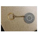 Sportscaster Medal Keychain