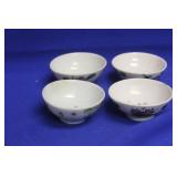 Lot of 4 Chinese Small Wine Cups