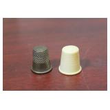 Lot of 2 Thimbles