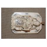 Chinese Carved Bone Pendant