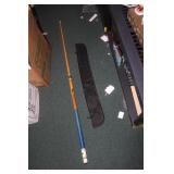 Wooden Cue Stick with Bag