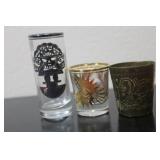 Lot of 3 Shot Glasses
