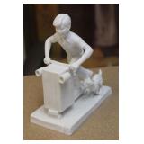 Norman Rockwell Franklin Mint Bisque Figurine