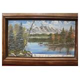 Oil on Wood by Hurley