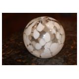 Art Glass Circular Oil Lamp?