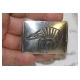 Nvajo Sterling Silver Belt Buckle