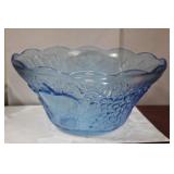 A Large Ice Blue Center Bowl