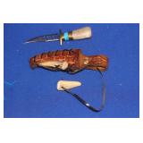 An Anza? Knife with Lether Sheath