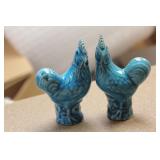 Pair of Antique Chinese Roosters