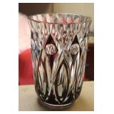 Vintage Cut Glass Vase