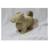 A White Jade or Similar Hardstone Ox