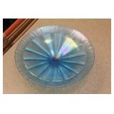 Iridescent Artglass Compote