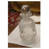 Press Glass Decanter