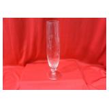 An Etched Glass Vase