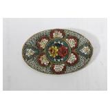A Rare Design Italian Micro Mosaic Brooch