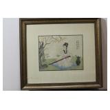 A Signed Chinese Watercolor