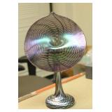 Signed Jack in the Pulpit Artglass Vase