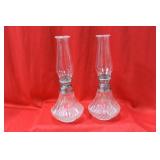 A Pair of Oil Lamps
