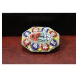 A Vintage Italian Micro Mosaic Brooch