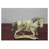 A Carved Bone Horse