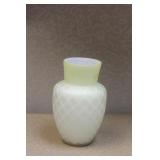 Antique Satin Glass Mini Vase