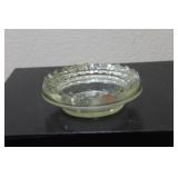 An Advertising Glass Ashtray