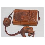 Japanese Wood Nude Inro