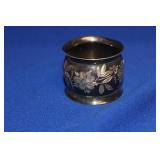 A Silverplated Single Napkin Ring