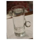 Irish Clear Glass Coffee Mug
