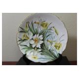 A Handpainted Floral Plate