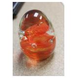 Small Art Glass Paperweight