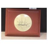 Well Carved Clipper Ship