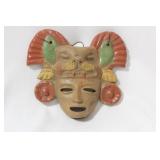 A Vintage Clay Mask Wall Hanger