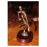 Bronze State of a Baseball Pitcher