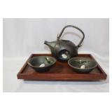 A Signed Japanese Tea Set
