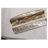 Victorian Lucite Comb with Cap