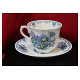 A Mason Fruit Basket Cup and Saucer