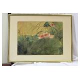 A Signed Chinese Watercolor Painting