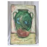 A Decorative Print or Painting on Canvas